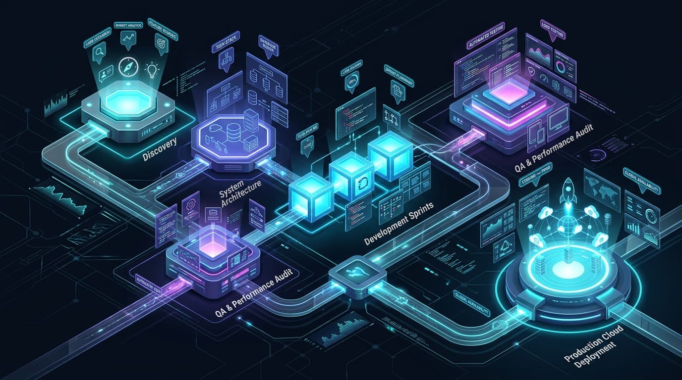 Web Engineering Lifecycle Infographic